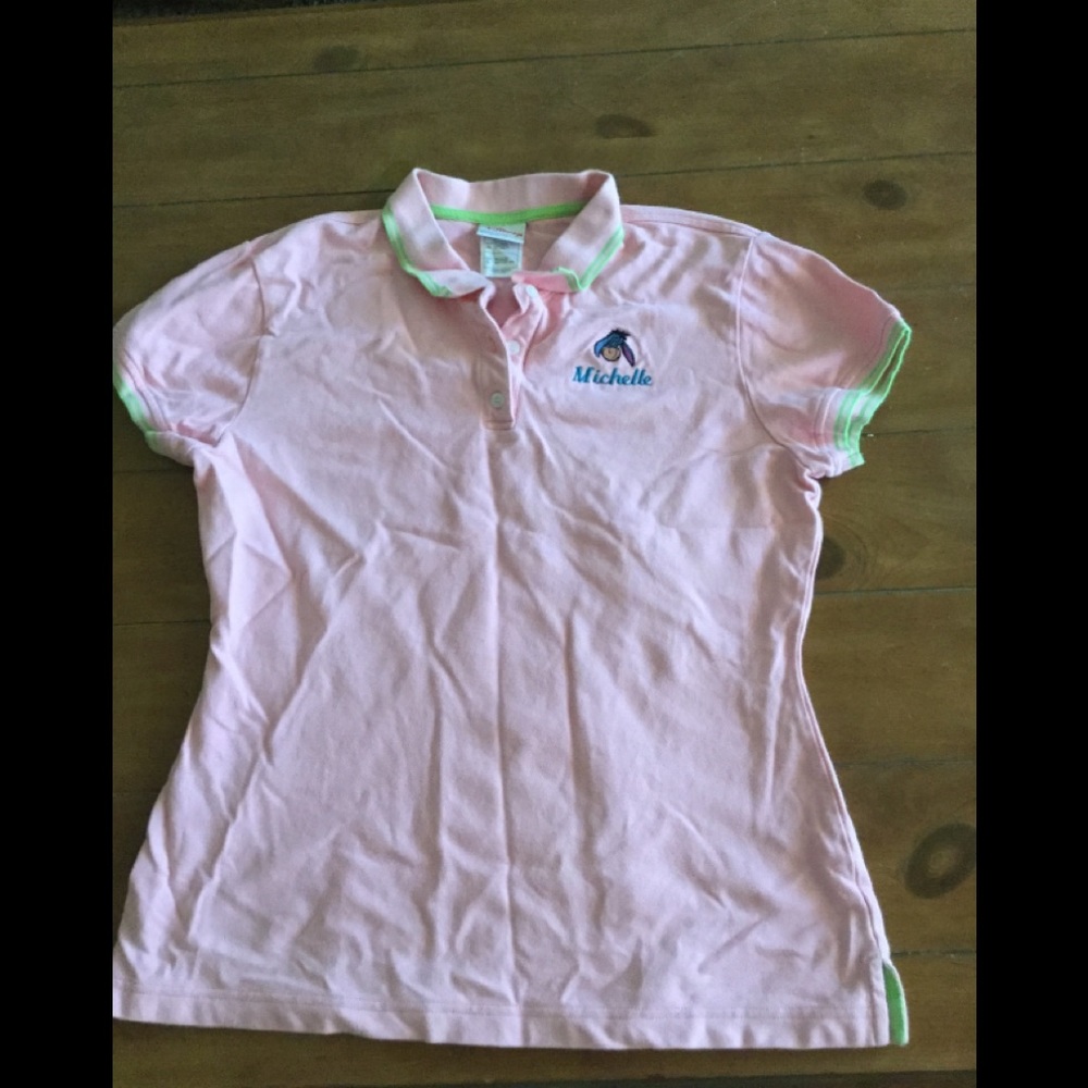 Disney Eyeore Embroidered Polo Shirt
